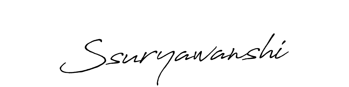 Ssuryawanshi stylish signature style. Best Handwritten Sign (Antro_Vectra_Bolder) for my name. Handwritten Signature Collection Ideas for my name Ssuryawanshi. Ssuryawanshi signature style 7 images and pictures png