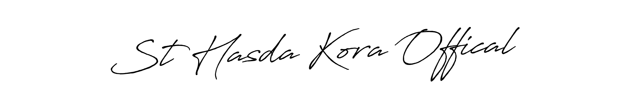 It looks lik you need a new signature style for name St Hasda Kora Offical. Design unique handwritten (Antro_Vectra_Bolder) signature with our free signature maker in just a few clicks. St Hasda Kora Offical signature style 7 images and pictures png