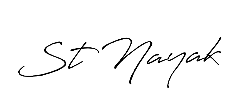 Once you've used our free online signature maker to create your best signature Antro_Vectra_Bolder style, it's time to enjoy all of the benefits that St Nayak name signing documents. St Nayak signature style 7 images and pictures png