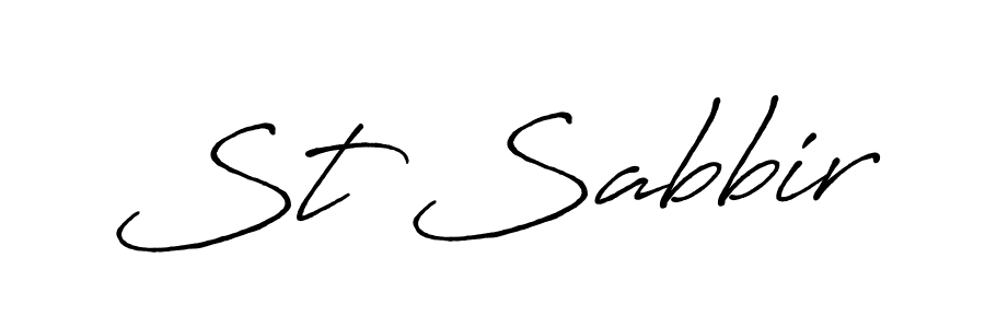 You can use this online signature creator to create a handwritten signature for the name St Sabbir. This is the best online autograph maker. St Sabbir signature style 7 images and pictures png