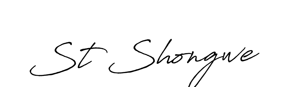Make a beautiful signature design for name St Shongwe. Use this online signature maker to create a handwritten signature for free. St Shongwe signature style 7 images and pictures png