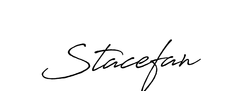Create a beautiful signature design for name Stacefan. With this signature (Antro_Vectra_Bolder) fonts, you can make a handwritten signature for free. Stacefan signature style 7 images and pictures png