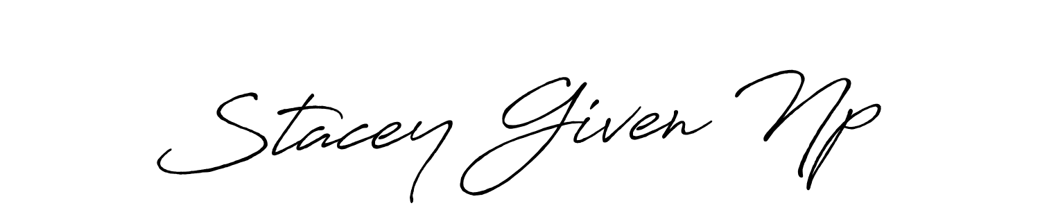 Antro_Vectra_Bolder is a professional signature style that is perfect for those who want to add a touch of class to their signature. It is also a great choice for those who want to make their signature more unique. Get Stacey Given Np name to fancy signature for free. Stacey Given Np signature style 7 images and pictures png