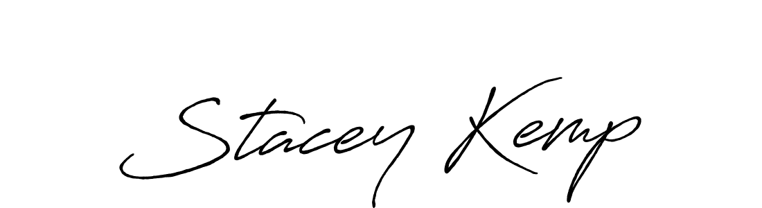 Make a beautiful signature design for name Stacey Kemp. With this signature (Antro_Vectra_Bolder) style, you can create a handwritten signature for free. Stacey Kemp signature style 7 images and pictures png