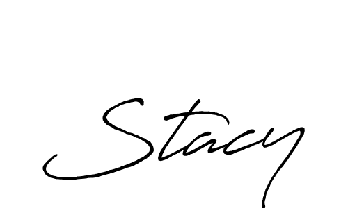 Use a signature maker to create a handwritten signature online. With this signature software, you can design (Antro_Vectra_Bolder) your own signature for name Stacy. Stacy signature style 7 images and pictures png