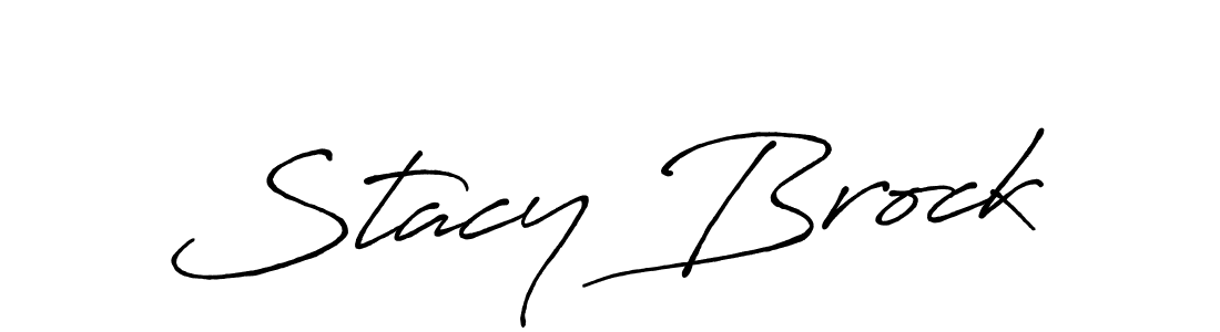 The best way (Antro_Vectra_Bolder) to make a short signature is to pick only two or three words in your name. The name Stacy Brock include a total of six letters. For converting this name. Stacy Brock signature style 7 images and pictures png