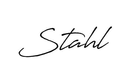 How to make Stahl name signature. Use Antro_Vectra_Bolder style for creating short signs online. This is the latest handwritten sign. Stahl signature style 7 images and pictures png