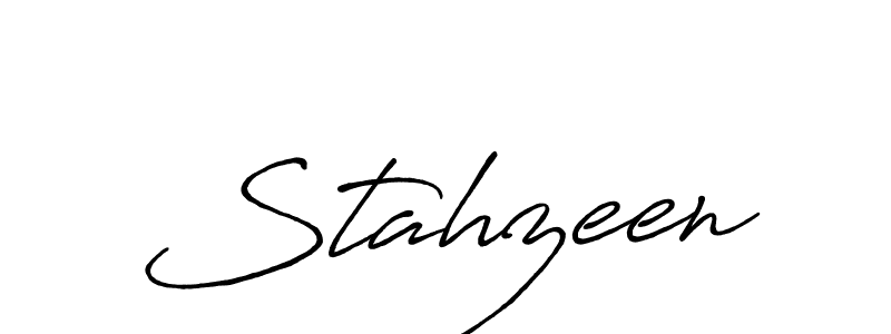 Make a beautiful signature design for name Stahzeen. Use this online signature maker to create a handwritten signature for free. Stahzeen signature style 7 images and pictures png