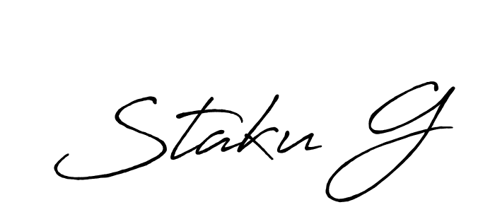 You can use this online signature creator to create a handwritten signature for the name Staku G. This is the best online autograph maker. Staku G signature style 7 images and pictures png