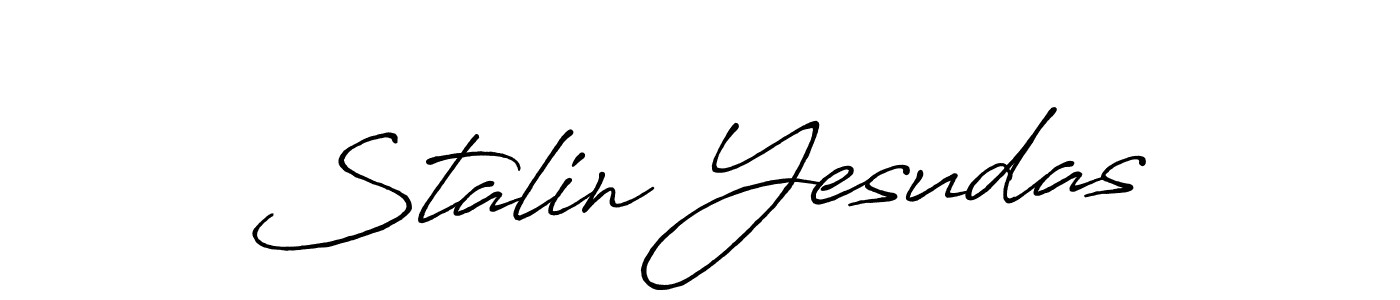 Design your own signature with our free online signature maker. With this signature software, you can create a handwritten (Antro_Vectra_Bolder) signature for name Stalin Yesudas. Stalin Yesudas signature style 7 images and pictures png