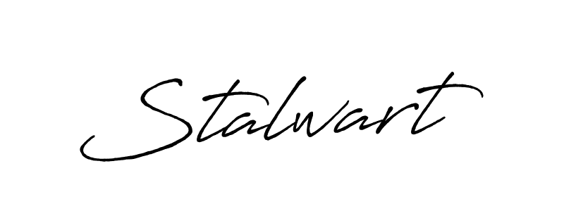 Make a beautiful signature design for name Stalwart. With this signature (Antro_Vectra_Bolder) style, you can create a handwritten signature for free. Stalwart signature style 7 images and pictures png