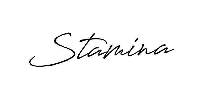 Stamina stylish signature style. Best Handwritten Sign (Antro_Vectra_Bolder) for my name. Handwritten Signature Collection Ideas for my name Stamina. Stamina signature style 7 images and pictures png