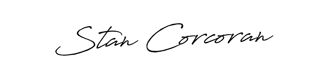 Best and Professional Signature Style for Stan Corcoran. Antro_Vectra_Bolder Best Signature Style Collection. Stan Corcoran signature style 7 images and pictures png