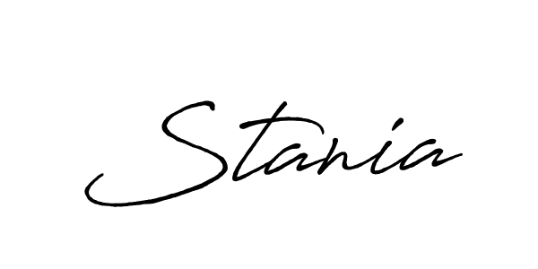 Once you've used our free online signature maker to create your best signature Antro_Vectra_Bolder style, it's time to enjoy all of the benefits that Stania name signing documents. Stania signature style 7 images and pictures png