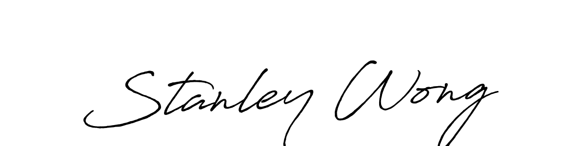 You should practise on your own different ways (Antro_Vectra_Bolder) to write your name (Stanley Wong) in signature. don't let someone else do it for you. Stanley Wong signature style 7 images and pictures png