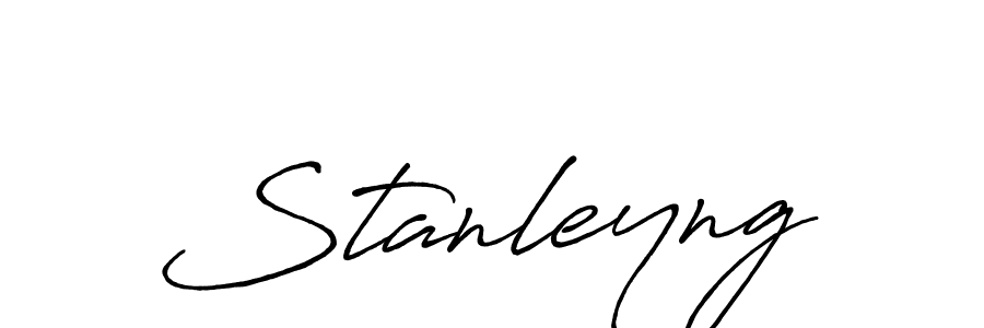 Create a beautiful signature design for name Stanleyng. With this signature (Antro_Vectra_Bolder) fonts, you can make a handwritten signature for free. Stanleyng signature style 7 images and pictures png