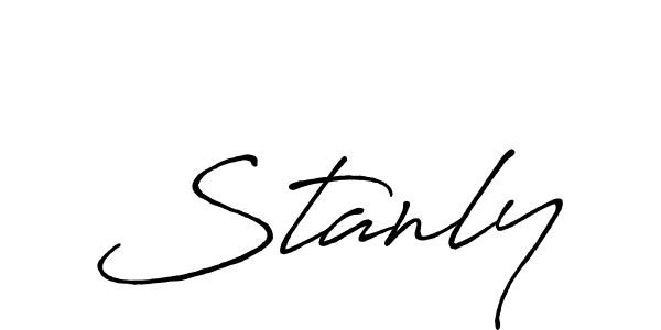 Make a beautiful signature design for name Stanly. Use this online signature maker to create a handwritten signature for free. Stanly signature style 7 images and pictures png