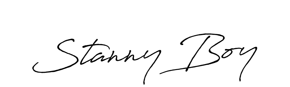Make a beautiful signature design for name Stanny Boy. Use this online signature maker to create a handwritten signature for free. Stanny Boy signature style 7 images and pictures png