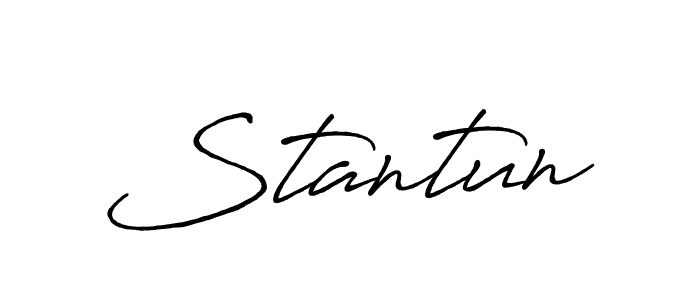 Also You can easily find your signature by using the search form. We will create Stantun name handwritten signature images for you free of cost using Antro_Vectra_Bolder sign style. Stantun signature style 7 images and pictures png