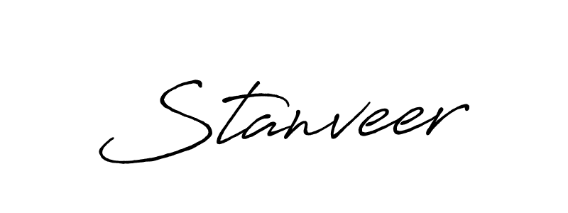 It looks lik you need a new signature style for name Stanveer. Design unique handwritten (Antro_Vectra_Bolder) signature with our free signature maker in just a few clicks. Stanveer signature style 7 images and pictures png