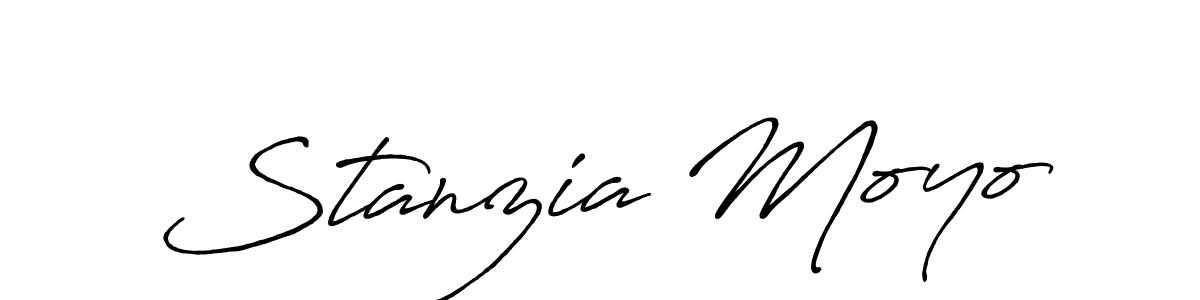 It looks lik you need a new signature style for name Stanzia Moyo. Design unique handwritten (Antro_Vectra_Bolder) signature with our free signature maker in just a few clicks. Stanzia Moyo signature style 7 images and pictures png