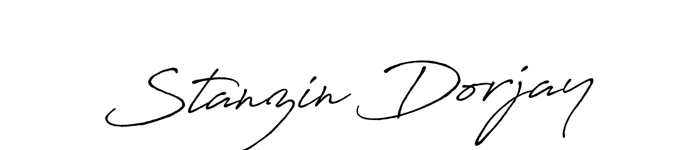 This is the best signature style for the Stanzin Dorjay name. Also you like these signature font (Antro_Vectra_Bolder). Mix name signature. Stanzin Dorjay signature style 7 images and pictures png