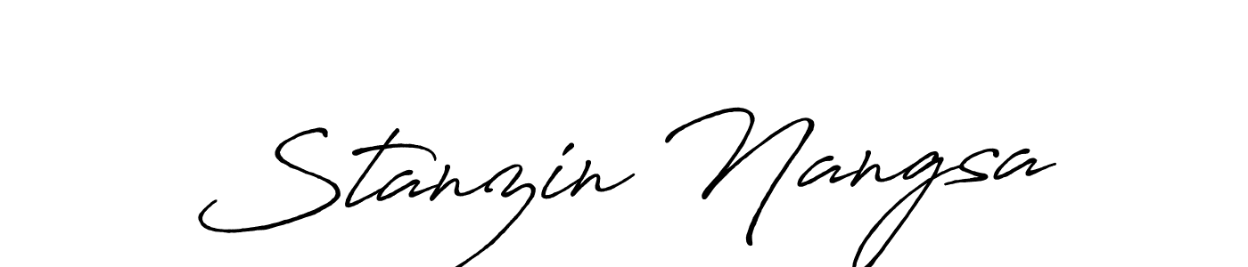 Best and Professional Signature Style for Stanzin Nangsa. Antro_Vectra_Bolder Best Signature Style Collection. Stanzin Nangsa signature style 7 images and pictures png