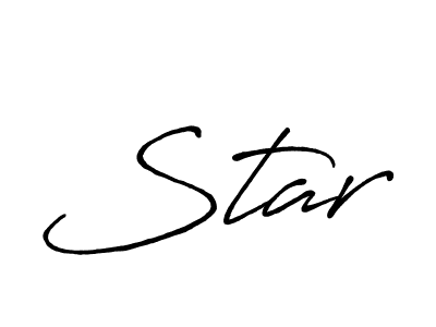 How to make Star signature? Antro_Vectra_Bolder is a professional autograph style. Create handwritten signature for Star name. Star signature style 7 images and pictures png