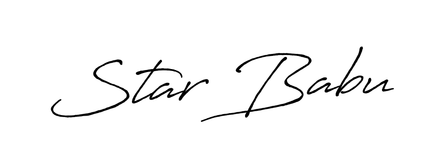 It looks lik you need a new signature style for name Star Babu. Design unique handwritten (Antro_Vectra_Bolder) signature with our free signature maker in just a few clicks. Star Babu signature style 7 images and pictures png