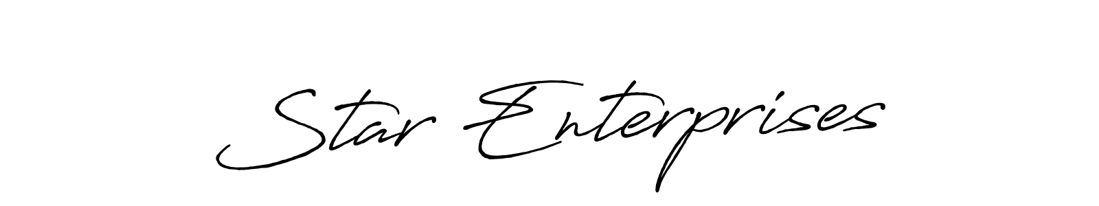 Make a beautiful signature design for name Star Enterprises. Use this online signature maker to create a handwritten signature for free. Star Enterprises signature style 7 images and pictures png