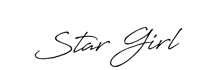 Similarly Antro_Vectra_Bolder is the best handwritten signature design. Signature creator online .You can use it as an online autograph creator for name Star Girl. Star Girl signature style 7 images and pictures png