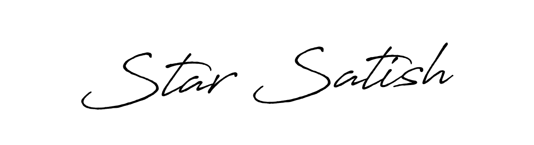 Best and Professional Signature Style for Star Satish. Antro_Vectra_Bolder Best Signature Style Collection. Star Satish signature style 7 images and pictures png