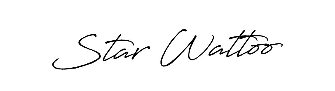 It looks lik you need a new signature style for name Star Wattoo. Design unique handwritten (Antro_Vectra_Bolder) signature with our free signature maker in just a few clicks. Star Wattoo signature style 7 images and pictures png