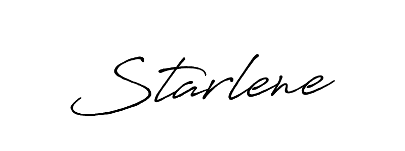 Starlene stylish signature style. Best Handwritten Sign (Antro_Vectra_Bolder) for my name. Handwritten Signature Collection Ideas for my name Starlene. Starlene signature style 7 images and pictures png