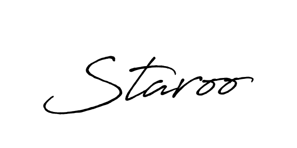 It looks lik you need a new signature style for name Staroo. Design unique handwritten (Antro_Vectra_Bolder) signature with our free signature maker in just a few clicks. Staroo signature style 7 images and pictures png