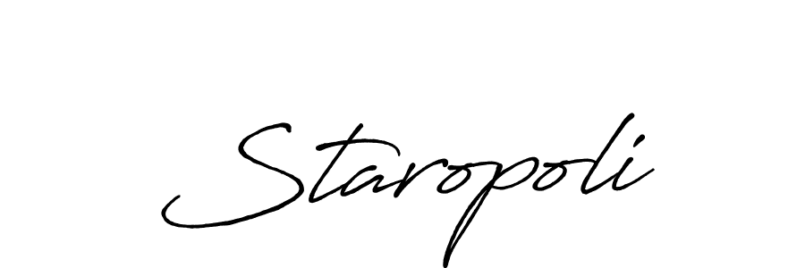 It looks lik you need a new signature style for name Staropoli. Design unique handwritten (Antro_Vectra_Bolder) signature with our free signature maker in just a few clicks. Staropoli signature style 7 images and pictures png