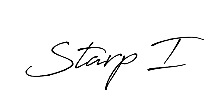 Create a beautiful signature design for name Starp I. With this signature (Antro_Vectra_Bolder) fonts, you can make a handwritten signature for free. Starp I signature style 7 images and pictures png