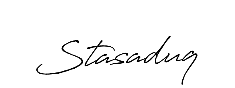 Also You can easily find your signature by using the search form. We will create Stasaduq name handwritten signature images for you free of cost using Antro_Vectra_Bolder sign style. Stasaduq signature style 7 images and pictures png