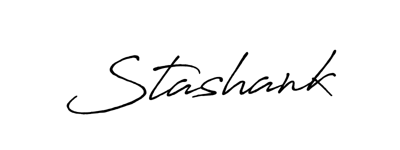 How to make Stashank name signature. Use Antro_Vectra_Bolder style for creating short signs online. This is the latest handwritten sign. Stashank signature style 7 images and pictures png