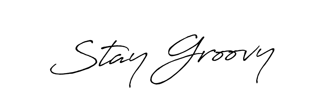 Antro_Vectra_Bolder is a professional signature style that is perfect for those who want to add a touch of class to their signature. It is also a great choice for those who want to make their signature more unique. Get Stay Groovy name to fancy signature for free. Stay Groovy signature style 7 images and pictures png