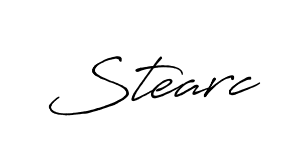 It looks lik you need a new signature style for name Stearc. Design unique handwritten (Antro_Vectra_Bolder) signature with our free signature maker in just a few clicks. Stearc signature style 7 images and pictures png