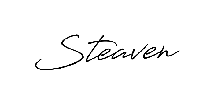if you are searching for the best signature style for your name Steaven. so please give up your signature search. here we have designed multiple signature styles  using Antro_Vectra_Bolder. Steaven signature style 7 images and pictures png