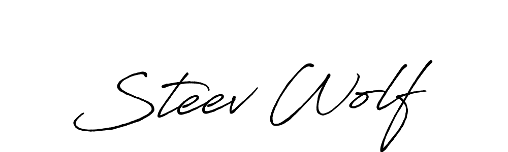 How to Draw Steev Wolf signature style? Antro_Vectra_Bolder is a latest design signature styles for name Steev Wolf. Steev Wolf signature style 7 images and pictures png