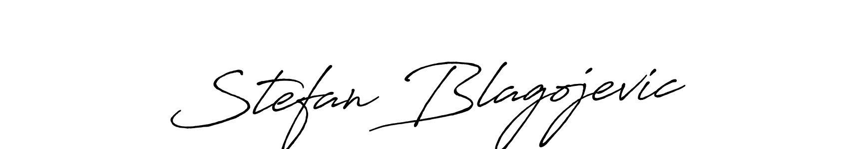 How to make Stefan Blagojevic name signature. Use Antro_Vectra_Bolder style for creating short signs online. This is the latest handwritten sign. Stefan Blagojevic signature style 7 images and pictures png