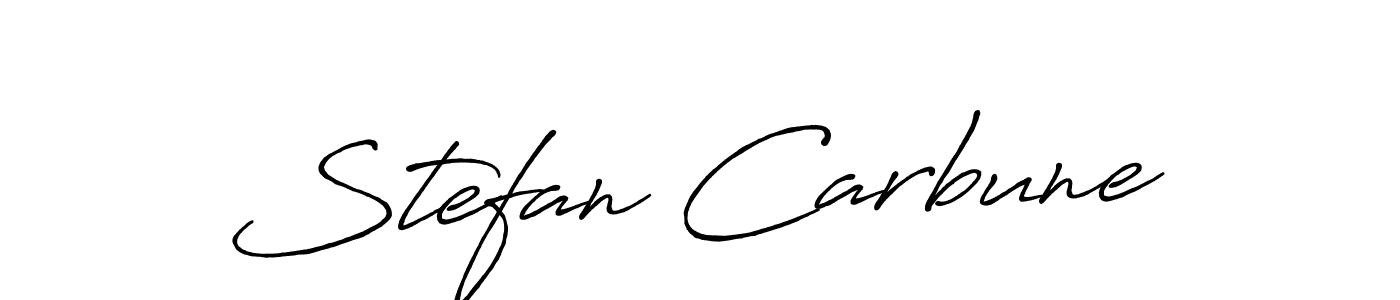 Create a beautiful signature design for name Stefan Carbune. With this signature (Antro_Vectra_Bolder) fonts, you can make a handwritten signature for free. Stefan Carbune signature style 7 images and pictures png