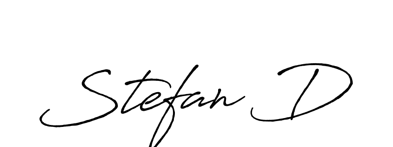Antro_Vectra_Bolder is a professional signature style that is perfect for those who want to add a touch of class to their signature. It is also a great choice for those who want to make their signature more unique. Get Stefan D name to fancy signature for free. Stefan D signature style 7 images and pictures png