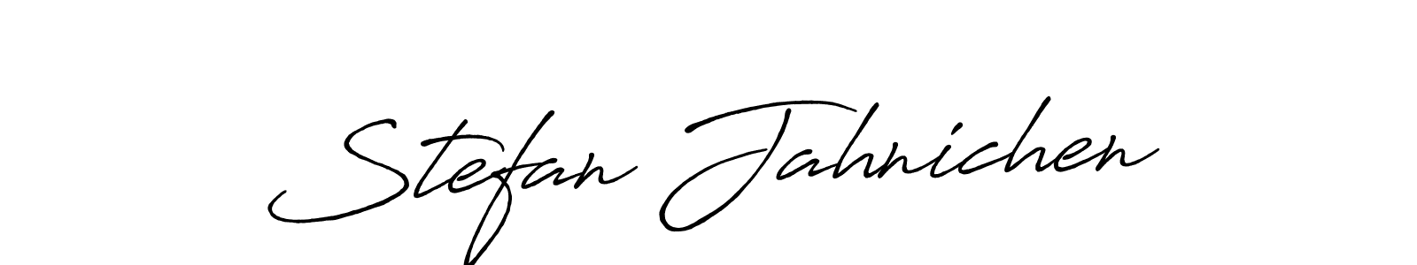 Design your own signature with our free online signature maker. With this signature software, you can create a handwritten (Antro_Vectra_Bolder) signature for name Stefan Jahnichen. Stefan Jahnichen signature style 7 images and pictures png