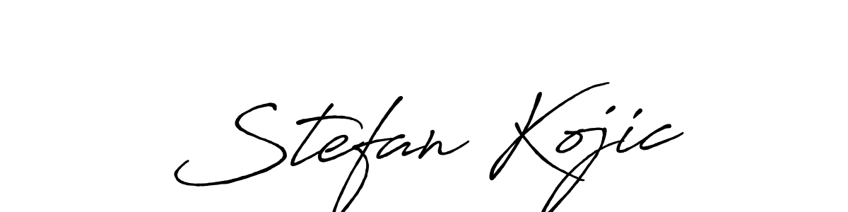 Once you've used our free online signature maker to create your best signature Antro_Vectra_Bolder style, it's time to enjoy all of the benefits that Stefan Kojic name signing documents. Stefan Kojic signature style 7 images and pictures png