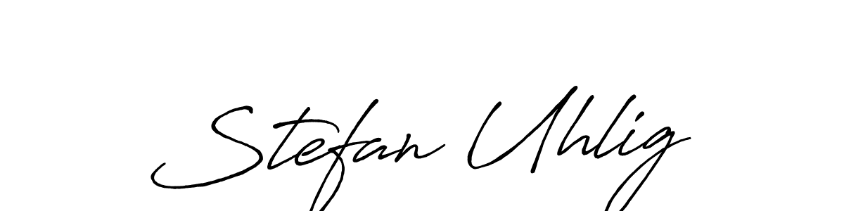 How to make Stefan Uhlig signature? Antro_Vectra_Bolder is a professional autograph style. Create handwritten signature for Stefan Uhlig name. Stefan Uhlig signature style 7 images and pictures png