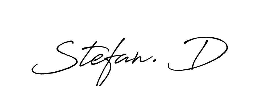 Similarly Antro_Vectra_Bolder is the best handwritten signature design. Signature creator online .You can use it as an online autograph creator for name Stefan. D. Stefan. D signature style 7 images and pictures png